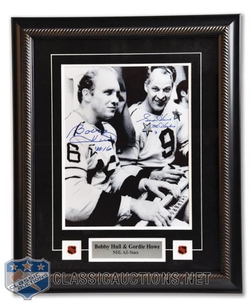 Signed and Multi-Signed Frame Collection of 4 with Howe and Hull