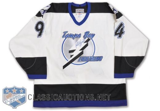 Phil Esposito Autographed 1994 Tampa Bay Lightning Jersey