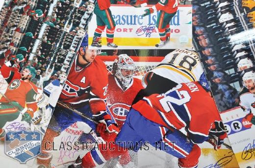 Josh Gorges, Travis Moen and Guillaume Latendresse Signed Photo Collection of 260
