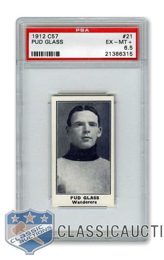 1912-13 Imperial Tobacco C57 #21 Frank "Pud" Glass - Graded PSA 6.5