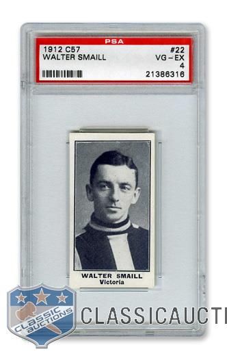 1912-13 Imperial Tobacco C57 #22 Walter Smaill - Graded PSA 4