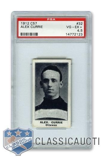 1912-13 Imperial Tobacco C57 #32 Alex Currie - Graded PSA 4.5
