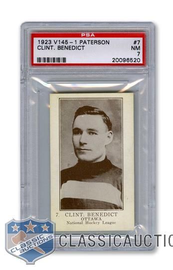 1923-24 William Paterson V145-1 #7 HOFer Clint "Praying Benny" Benedict - Graded PSA 7