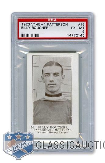 1923-24 William Paterson V145-1 #16 Billy Boucher RC - Graded PSA 6