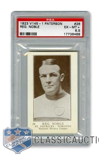 1923-24 William Paterson V145-1 #26 HOFer Reg Noble RC - Graded PSA 6.5