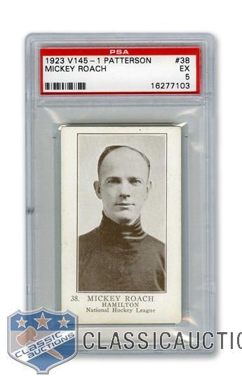 1923-24 William Paterson V145-1 #38 Mickey Roach RC - Graded PSA 5