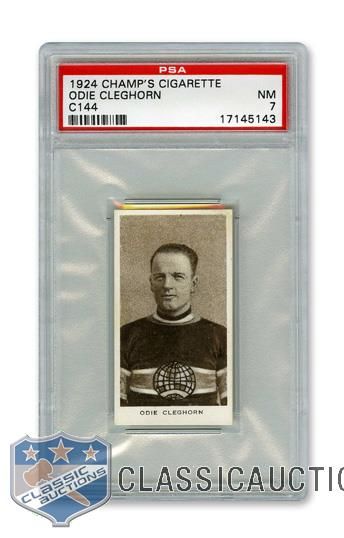1924-25 Champs Cigarettes C144 James "Odie" Cleghorn - Graded PSA 7