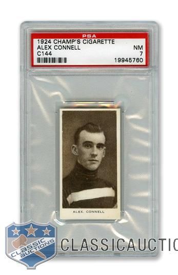 1924-25 Champs Cigarettes C144 HOFer Alex Connell RC - Graded PSA 7