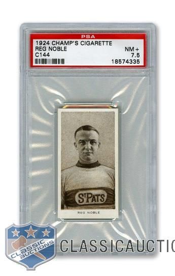 1924-25 Champs Cigarettes C144 HOFer Reginald "Reg" Noble - Graded PSA 7.5