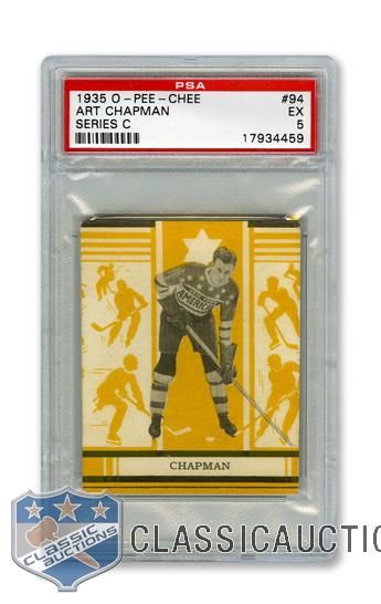 1935-36 O-Pee-Chee Series "C" #94 John "Art" Chapman - Graded PSA 5