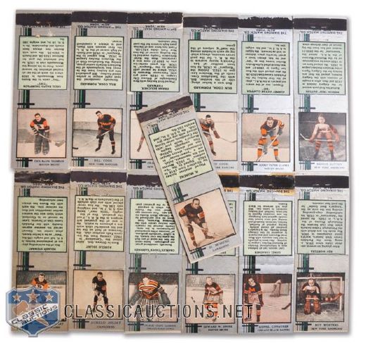 1933-35 Diamond Match Complete 60-Matchcover Silver Set