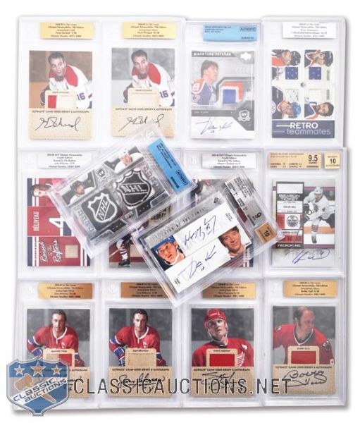 2002-03 to 2010-11 In The Game and Upper Deck Jersey/Auto & More Cards - Lots of Oilers!