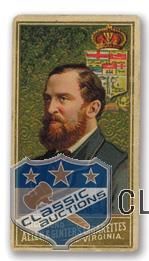 Rare Allen & Ginter 1889 Lord Stanley Governor General of Canada "Rookie" Card