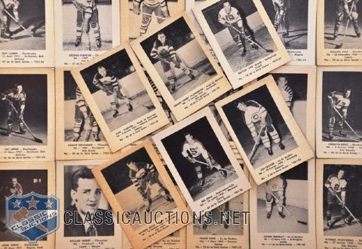 1951-52 Laval Dairy QSHL Starter Set (60/109) plus Duplicates