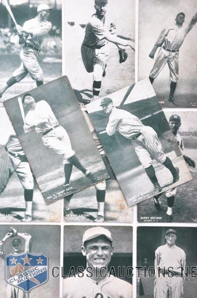 1927 Exhibit Supply Baseball Card Collection of 25 with Ruth and Gehrig