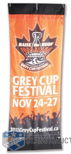 Vancouver 2011 Grey Cup Festival Banner (30" x 79")