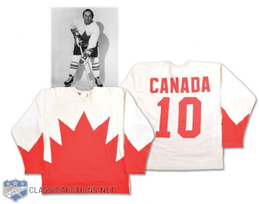 Dennis Hulls 1972 Canada-Russia Series Team Canada Game-Worn Jersey