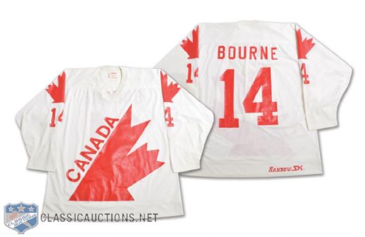 Bob Bournes 1981 Canada Cup Pre-Tournament Game-Worn Jersey with LOA
