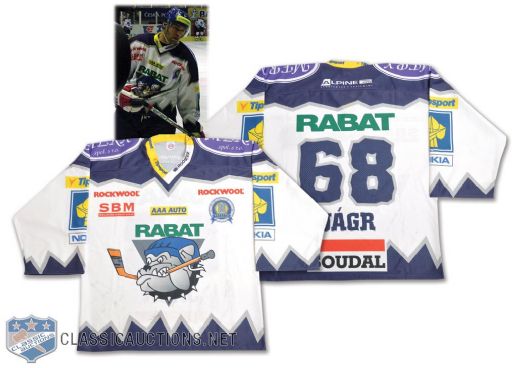 Jaromir Jagrs 2004-05 Czech Extraliga HC Kladno Game-Worn Jersey