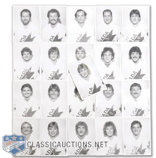 Team Canada 1981 Canada Cup Players Photo Set of 21 (5" x 7")
