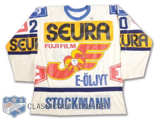 Pasi Tuohimaas 1983-84 Finnish Elite League Helsinki Jokerit Game-Worn Jersey