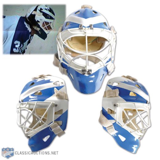 Jiri Crhas 1979-81 Toronto Maple Leafs Game-Worn Goalie Mask