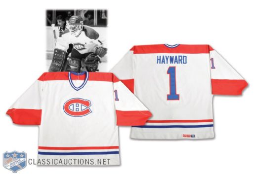 Brian Haywards 1987-89 Montreal Canadiens Game-Worn Jersey with LOA