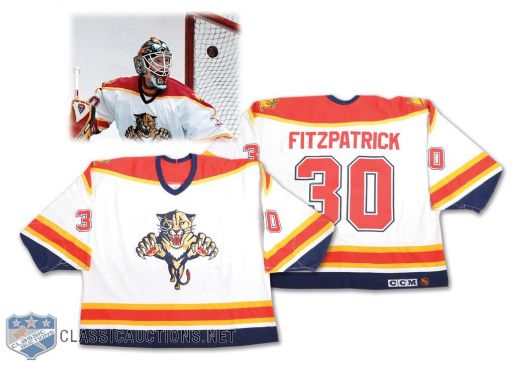 Mark Fitzpatricks 1994 Florida Panthers Game-Worn Jersey