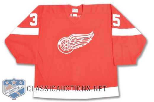 Allan Besters 1992-93 Detroit Red Wings Pre-Season Game-Worn Jersey