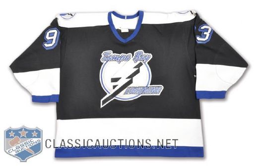 Daren Puppas 1993-94 Tampa Bay Lightning Game-Worn Jersey