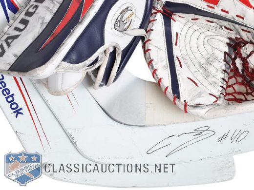 Semyon Varlamovs Washington Capitals Game-Worn/Issued Equipment Collection of 5
