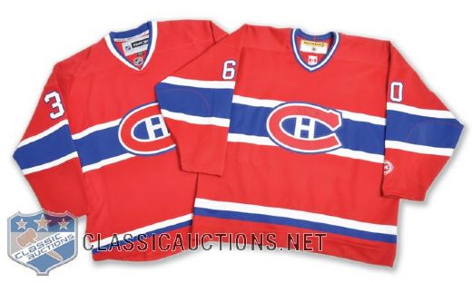 Montreal Canadiens Carey Price and Jose Theodore Autograph Collection of 3
