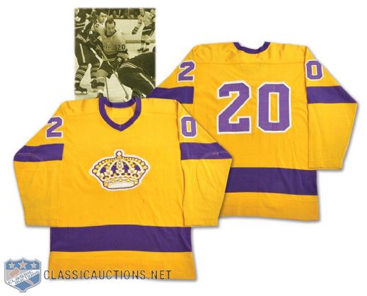 Dick Duffs 1969-70 Los Angeles Kings Game-Worn Jersey - Photo-Matched!