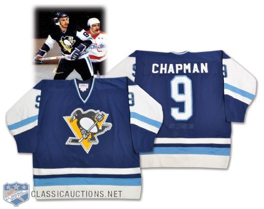 Blair Chapmans 1979-80 Pittsburgh Penguins Game-Worn Jersey