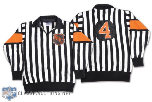 Vintage Early-1970s NHL Referee Game-Worn Jersey