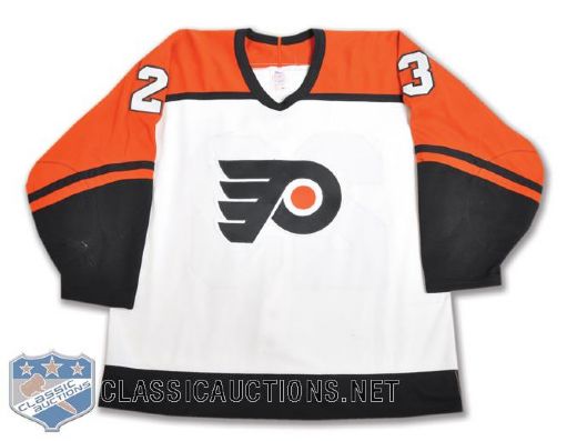 Ilkka Sinisalos 1989-90 Philadelphia Flyers Game-Worn Jersey