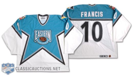 Ron Francis 1996 NHL All-Star Game Eastern Conference Signed Game-Worn Jersey