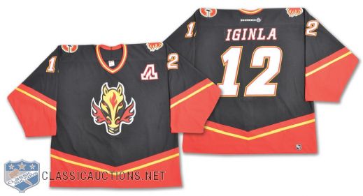 Jarome Iginlas 2003 All-Star Game Calgary Flames NHL SuperSkills Competition Game-Worn Jersey