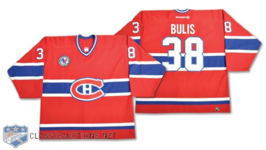 Jan Bulis 2002-03 Montreal Canadiens "Hall of Fame Game" Game-Worn Jersey with LOA