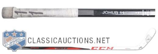 Jonathan Huberdeaus Florida Panthers CCM Game-Used Stick