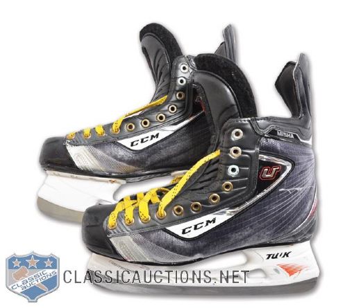 Alexander Ovechkins Washington Capitals CCM Game-Worn Skates