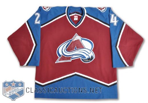Antti Laaksonens 2006-07 Colorado Avalanche Game-Worn Jersey with Team LOA
