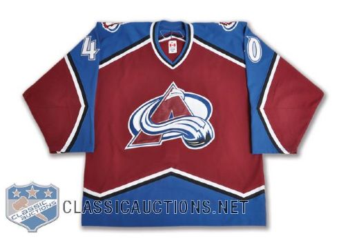 Marek Svatos 2006-07 Colorado Avalanche Game-Worn Jersey with Team LOA