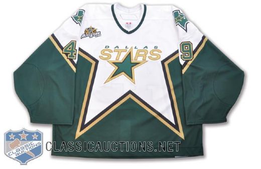 Mike Smiths 2006-07 Dallas Stars Game-Issued Jersey with All-Star Game Patch