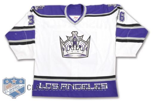 Dmitri Yushkevichs 2002-03 Los Angeles Kings Game-Worn Jersey