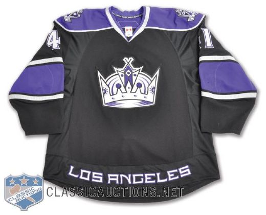 Raitis Ivanans 2009-10 Los Angeles Kings Game-Worn Jersey with Team LOA