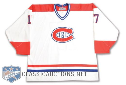 Mark Lambs Mid-1990s Montreal Canadiens Game-Worn Jersey
