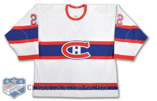 Steve Begins 2006-07 Montreal Canadiens Game-Worn Vintage Jersey with Team LOA
