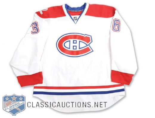Matt DAgostinis 2009-10 Montreal Canadiens Game-Worn Jersey with Centennial Patch and Team LOA
