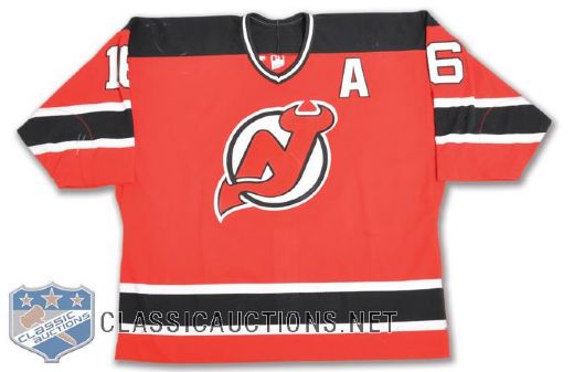 Bobby Holiks 2001-02 New Jersey Devils Game-Worn Alternate Captains Jersey